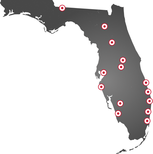 Ver mapa de paradas de Florida