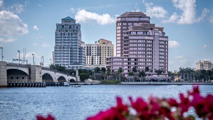 West Palm beach florida destination travel by bus