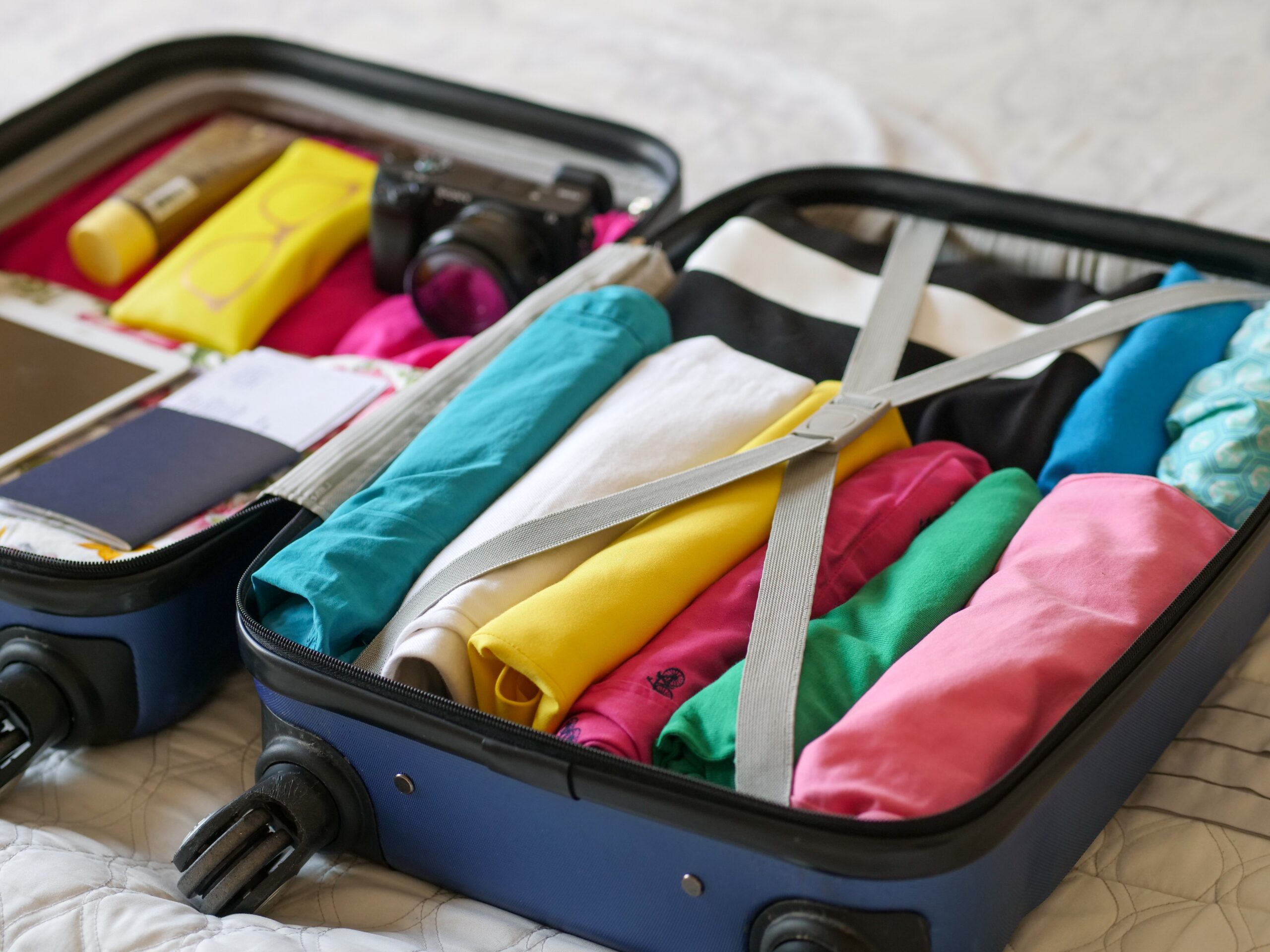 Premium Photo  Packing a suitcase for moving or traveling adult