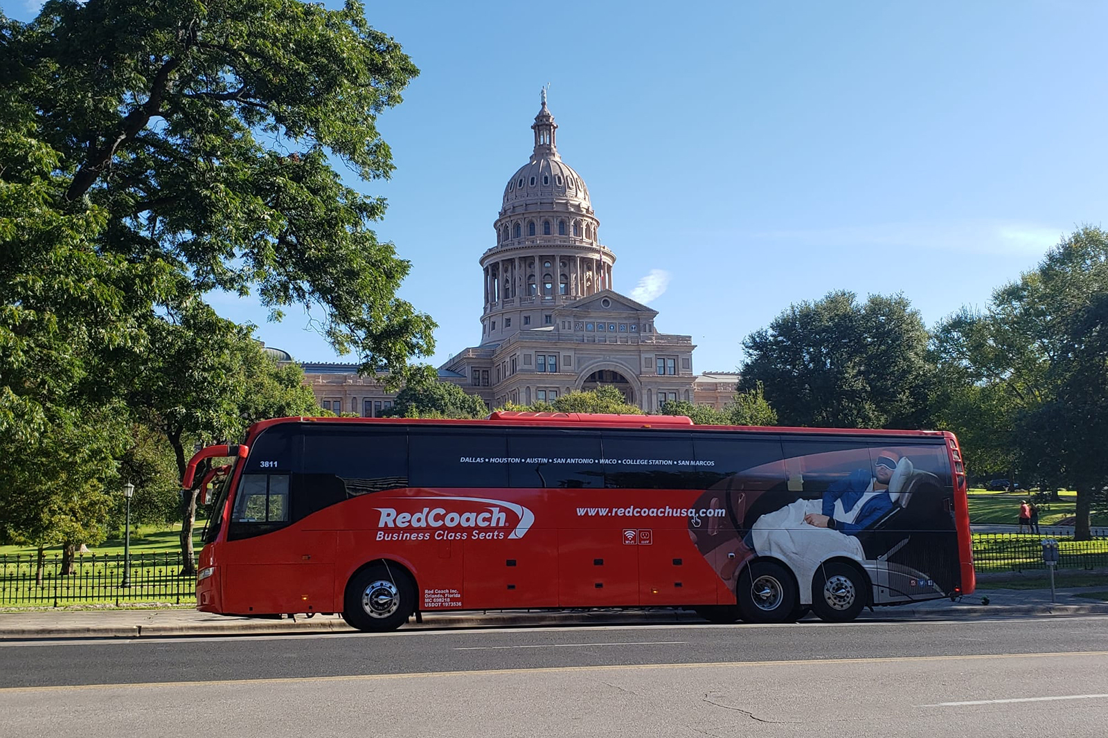 austin redcoach texas bus